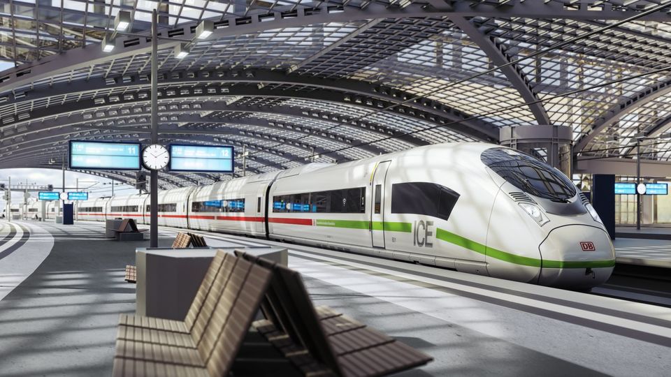 Trains are a more relaxing, greener but slower alternative to flying.