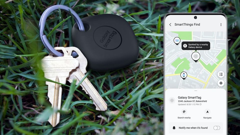 Finders, keepers: Samsung's new Galaxy SmartTag tracker.