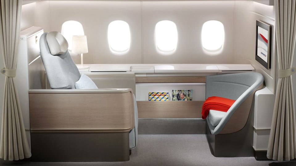 Air France's Boeing 777-300ER first class suite.