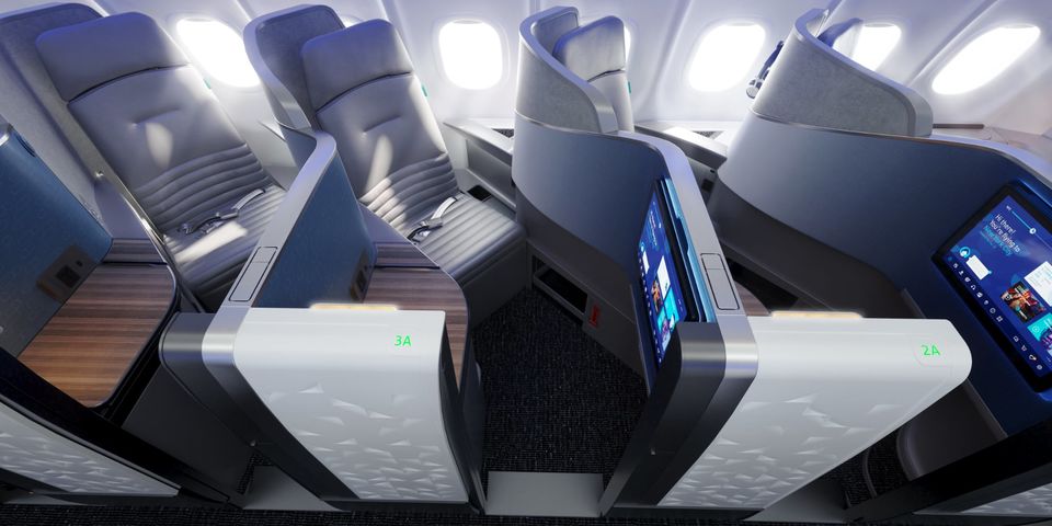 JetBlue's latest Mint business class is based on Thompson's Vantage Solo design.