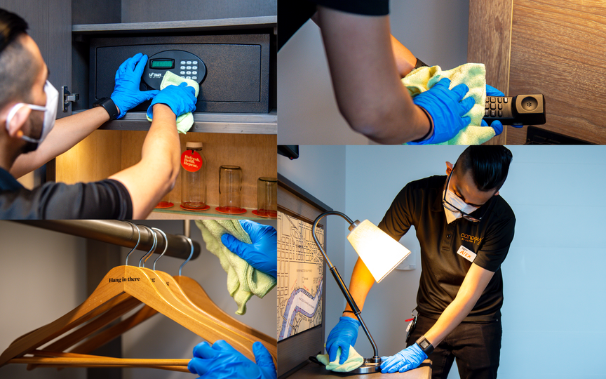 Hilton CleanStay offers focussed disinfection of high-touch areas in every room.