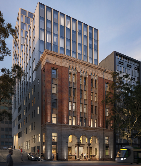 The Hilton Melbourne Little Queen Street.