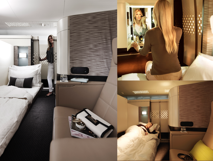 Etihad's spacious and well-appointed first class Apartment suites.