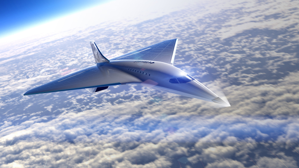 Virgin Galactic's proposed Mach 3 supersonic cruiser.