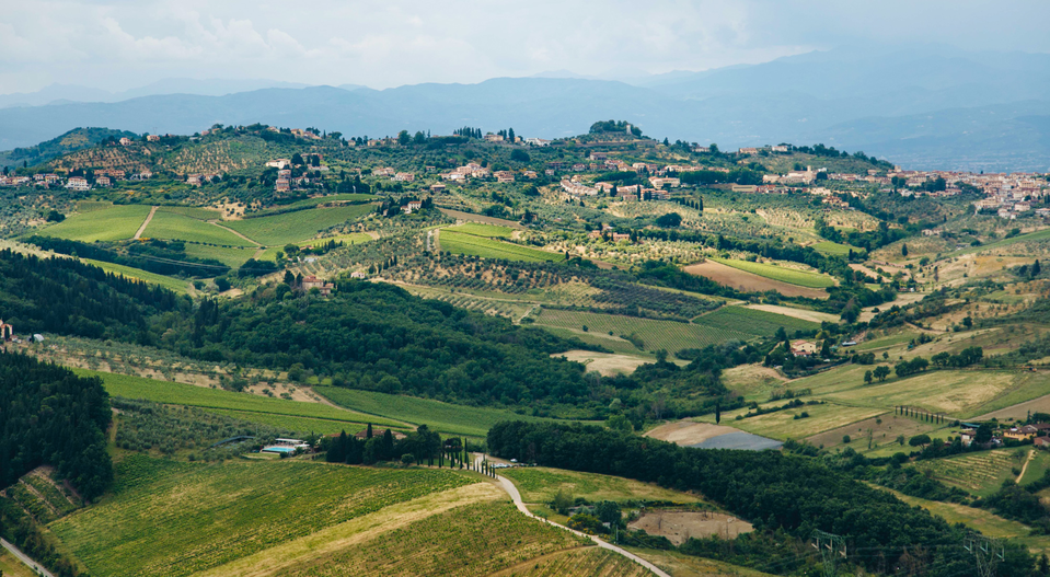 The tiered hills of Tuscany have many a wine story to tell...