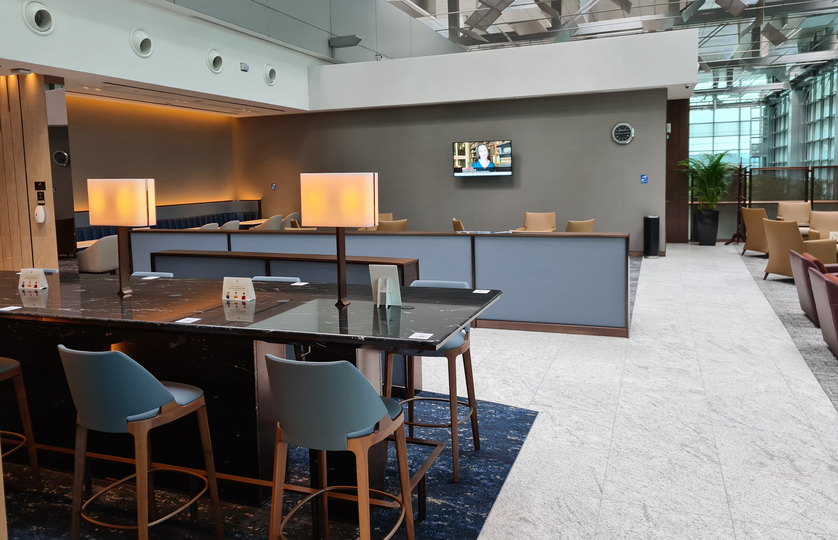 Inside what'll be the new KrisFlyer Gold lounge at Changi T3.. Martin Memo