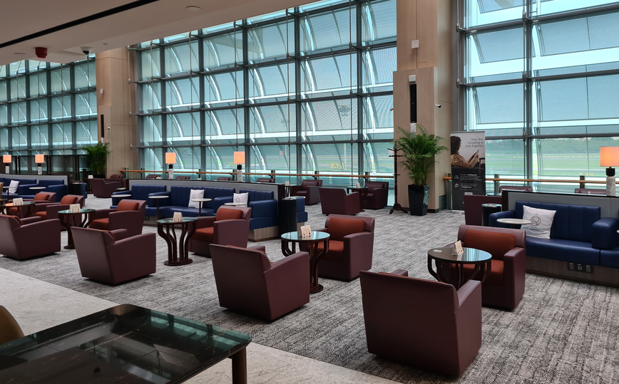 Inside what'll be the new KrisFlyer Gold lounge at Changi T3.. Martin Memo