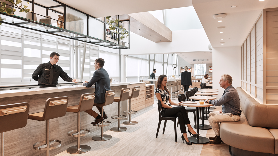 Staff will bring dishes of the day to your table, or you can relax with a drink at the bar.