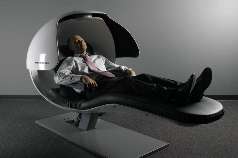 One of BA's new first class nap pods.. RestWorks