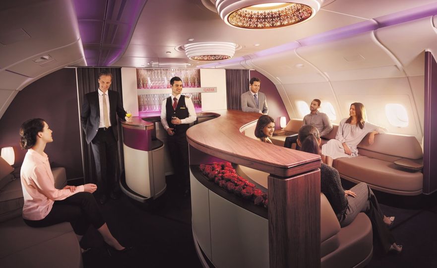 Qatar's A380 raised the bar on in-flight luxury for premium flyers.