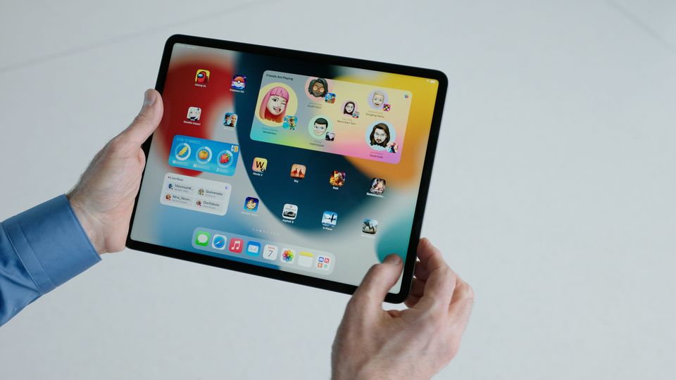 La nueva pantalla de inicio del iPad.