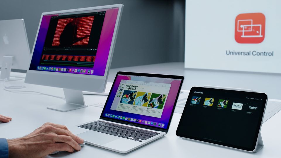 Al llegar a macOS12, Universal Control facilitará el trabajo en varios dispositivos Apple.