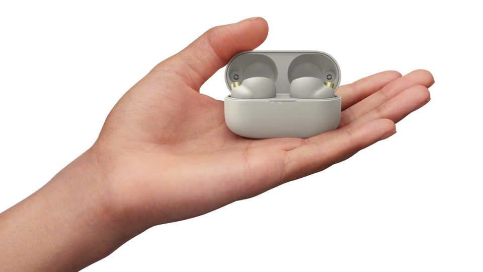 Sony's WF-1000XM4 wireless noise-cancelling earbuds.