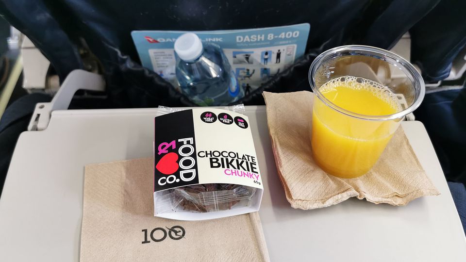 All snacks and beverages offered on QantasLink are included with your fare.