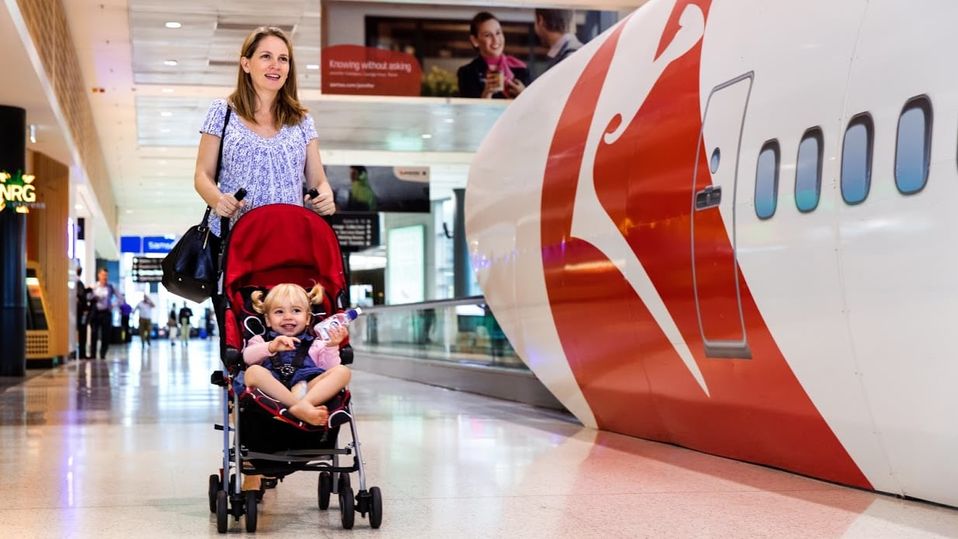 qantas travel with baby