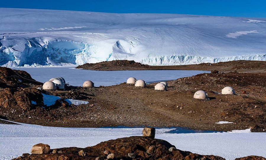 Whichaway Camp is the first property built by White Desert in Antarctica.
