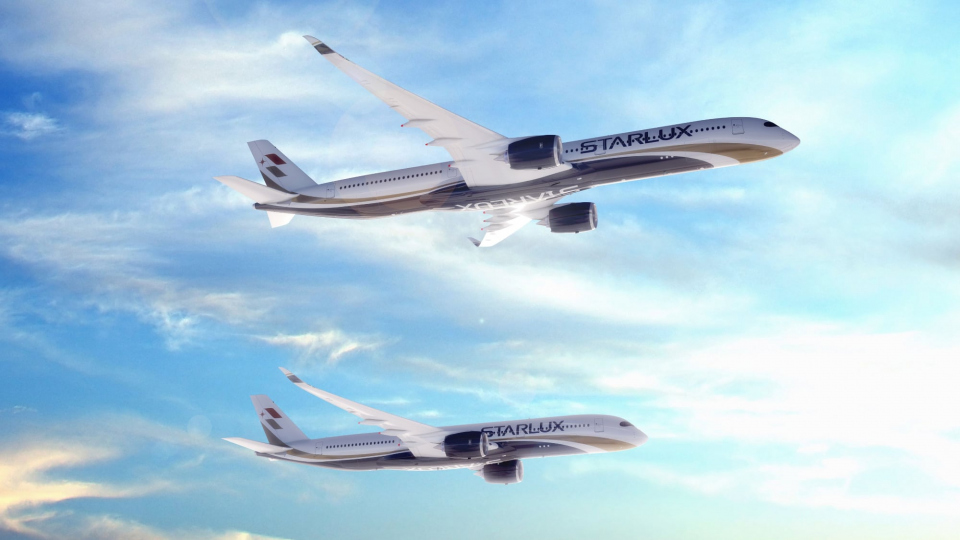 The Starlux A350s will feature first class along with business class.