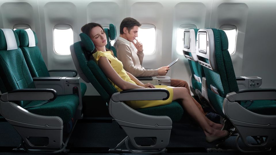 Cathay Pacific's Boeing 777 Premium Economy.