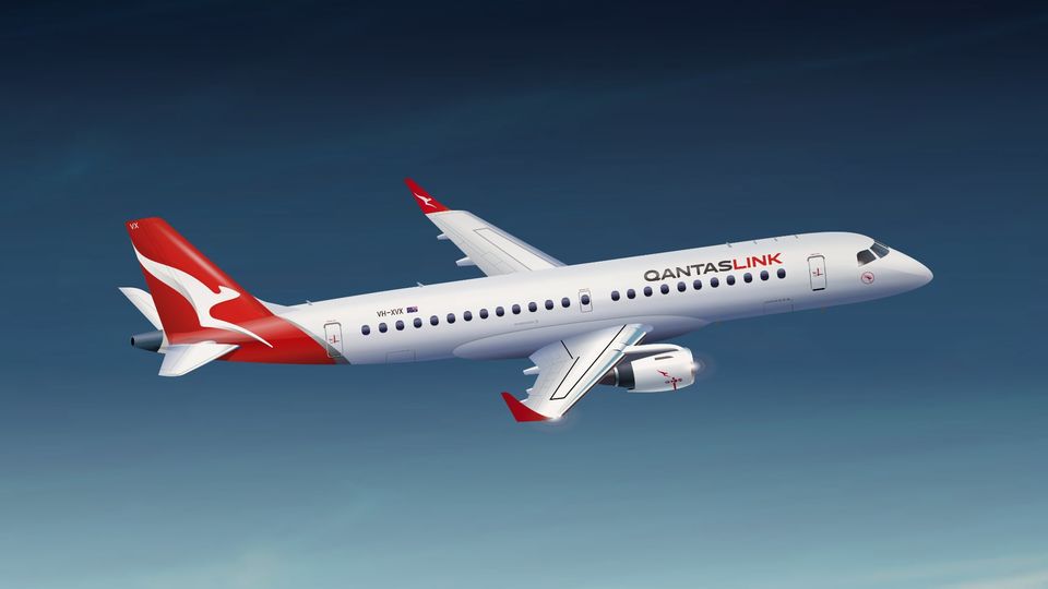 Qantas is already flying the Embraer E190 on selected regional routes.