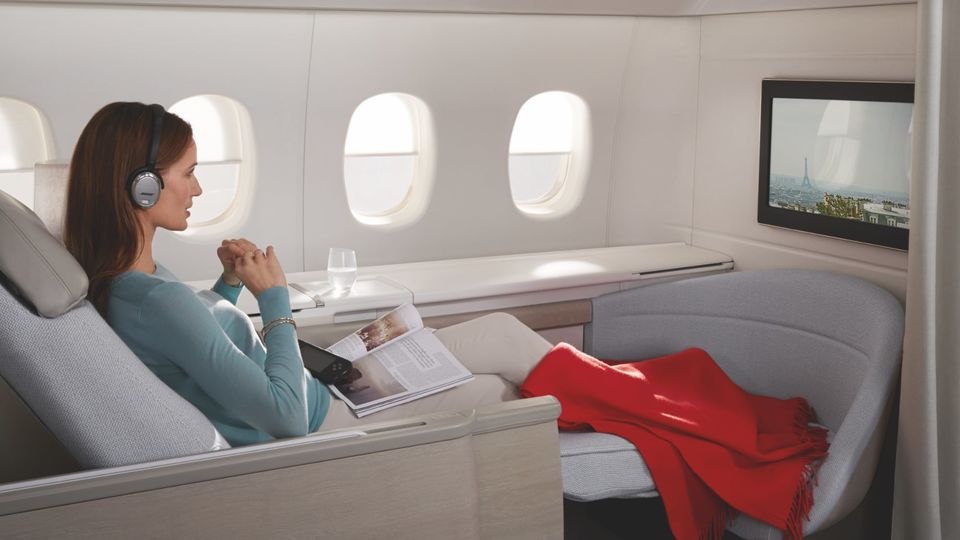 Air France's Boeing 777-300ER first class suite.