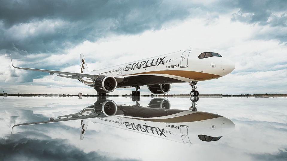 Starlux relies on the Airbus A321neo for flights within Asia.
