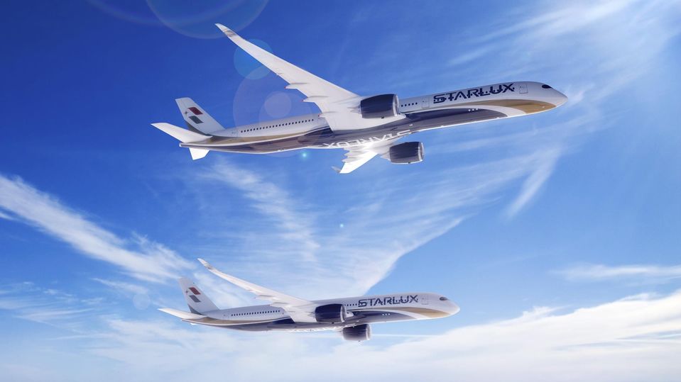 Starlux will also add the Airbus A350-900 and A350-1000 to its fleet.