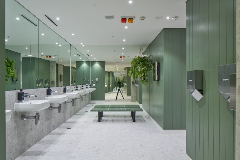 Inside Virgin Australia's new-look Melbourne lounge.