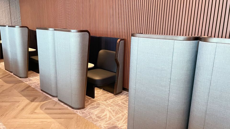 Singapore Airlines' SilverKris Business Lounge at Changi T3.
