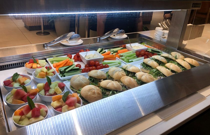 Qantas' Darwin international transit lounge.