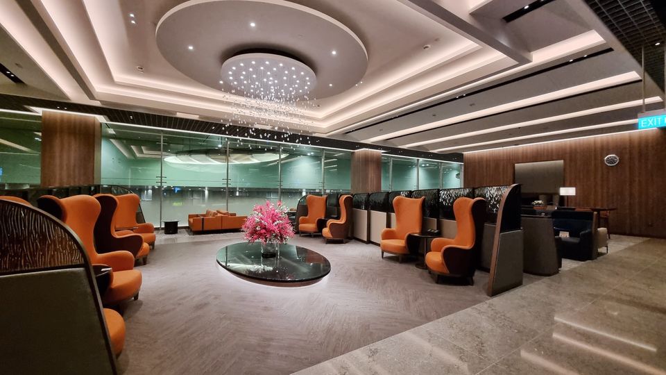 Singapore Airlines' new SilverKris Lounge at Changi T3.