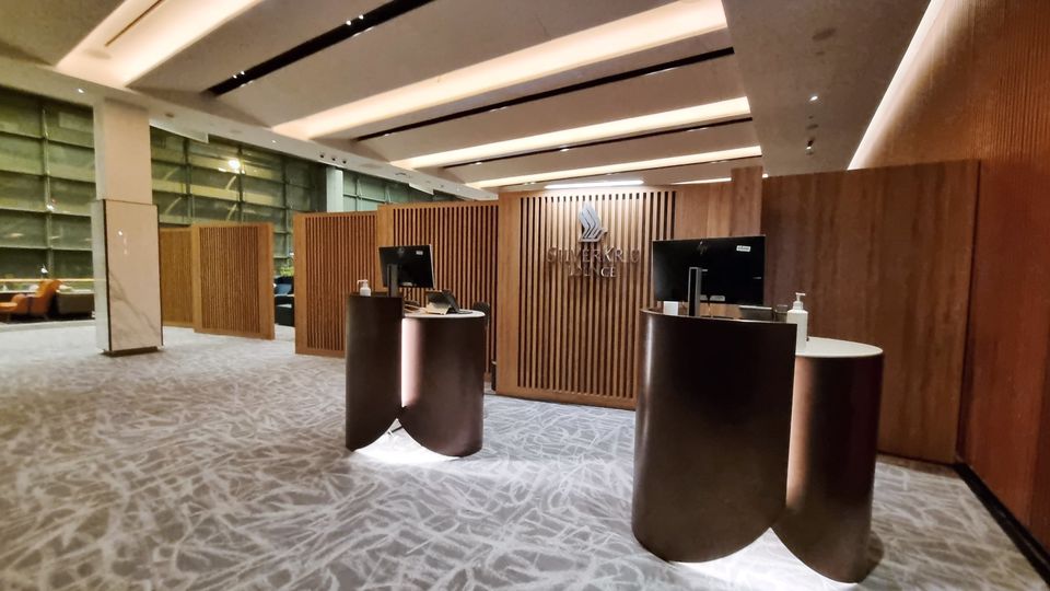 Singapore Airlines' all-new SilverKris Business Lounge at Changi T3.