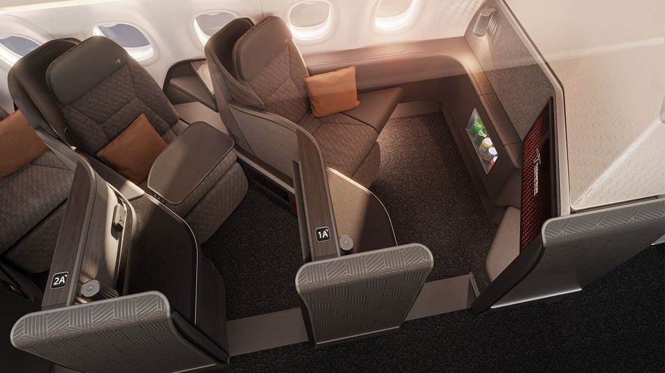 Turning the front row of business class into a 'mini first class' experience.