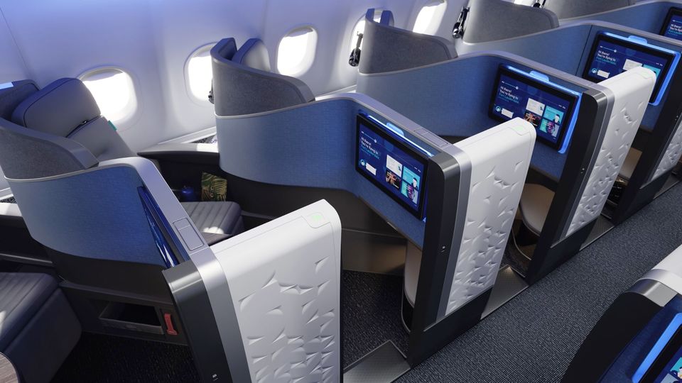 JetBlue's A321LR Mint Suites.