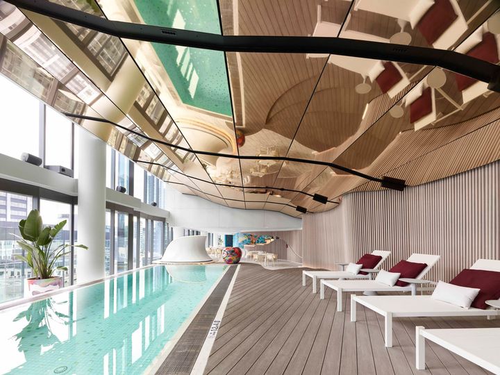 The pool at W Melbourne.