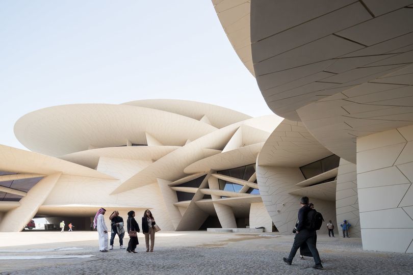 The Jean Nouvel-designed National Museum of Qatar.