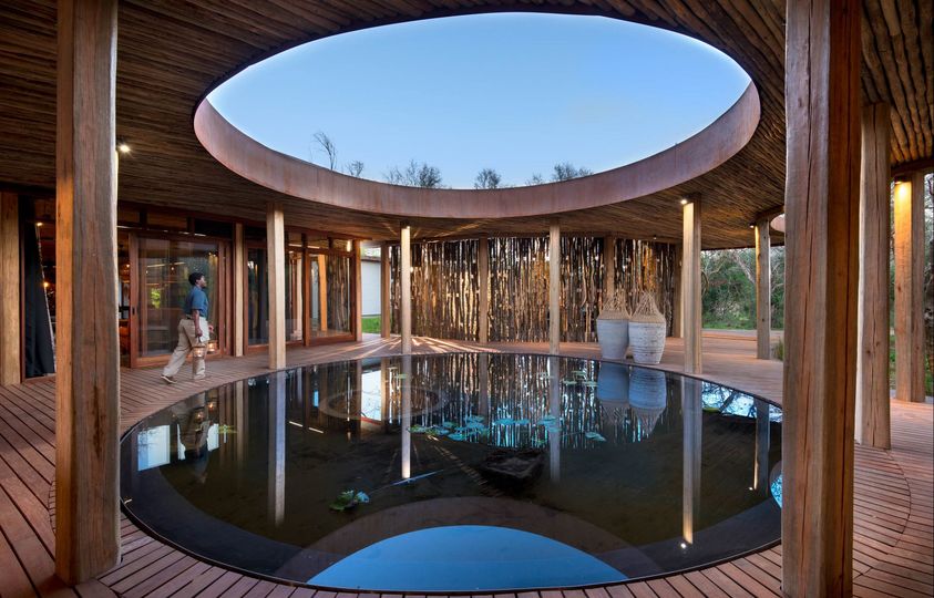 Phina Homestead, a private villa on AndBeyond's Phinda reserve.