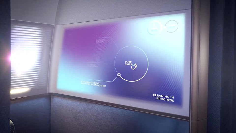 PriestmanGoode's innovative Pure Skies concept strives for peace of mind among post-pandemic travellers.