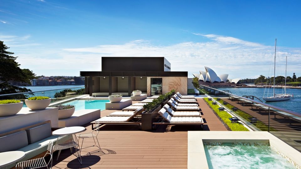 One of Sydney's most exclusive pools sits atop Park Hyatt