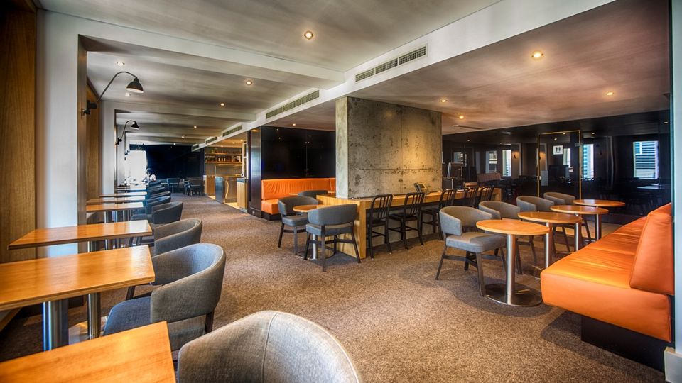 Hilton's Club Lounge offers plenty of space to work or chill out