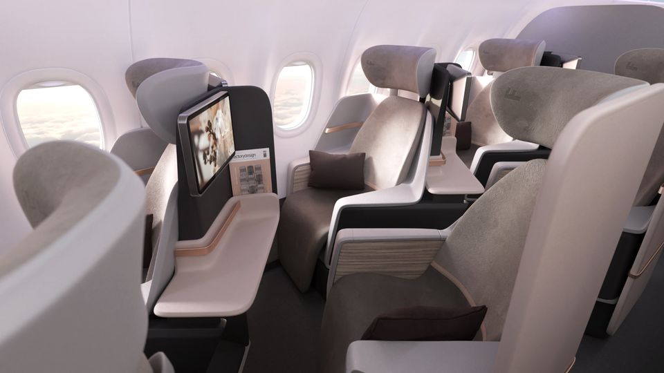 Factorydesign's Access business class concept.
