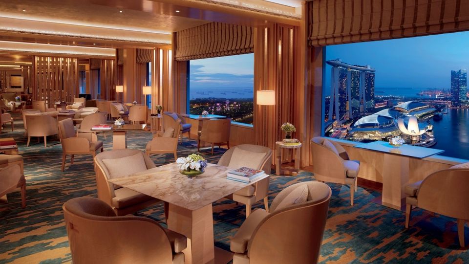 The Ritz-Carlton Millenia Club Lounge can be found on the top floor