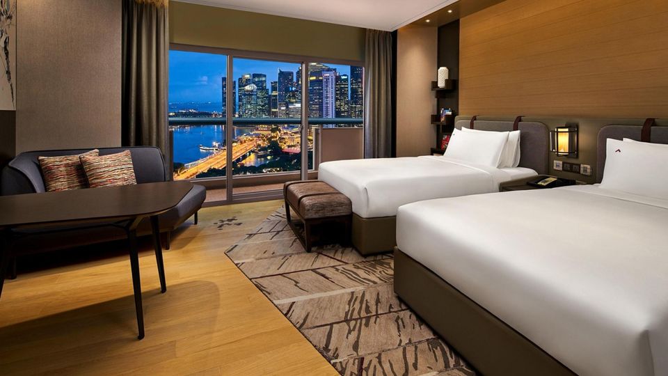 The luxury Swissotel will provide great views of the F1 cars