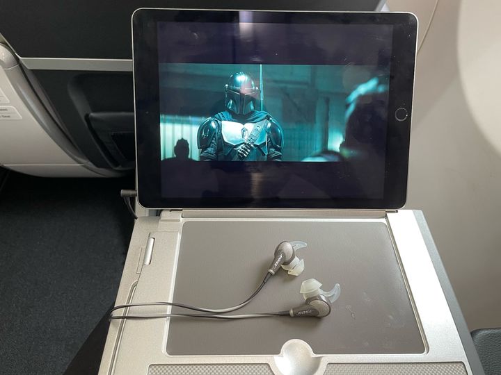 Bring your own entertainment and noise-cancelling headphones? This is the way...
