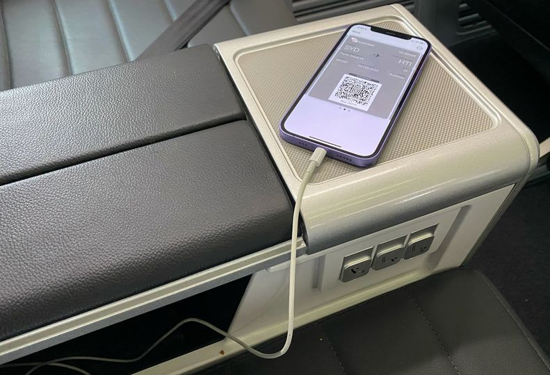 Keep your travel tech topped up thanks to inbuilt AC/USB outlets.
