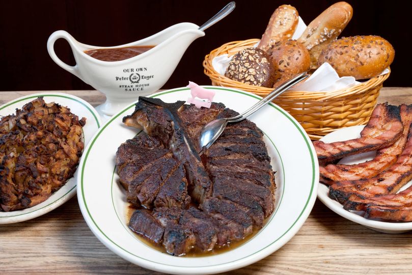 The legendary porterhouse, aged in-house at Peter Luger.