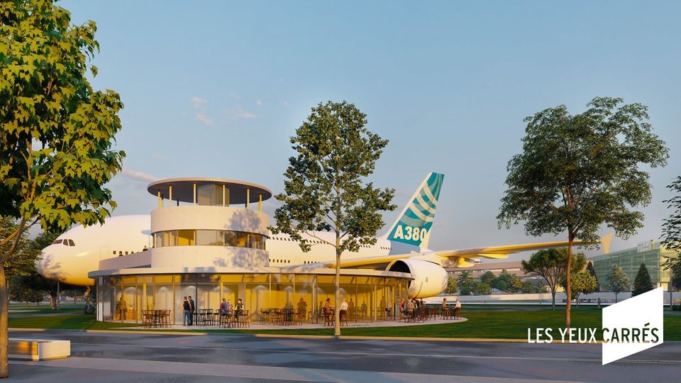 A unique stay: the Envergure or 'wingspan' Hotel turns an A380 into a 31-room hotel.