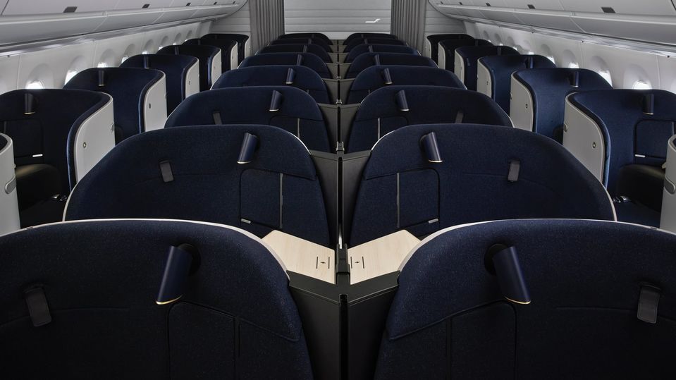 Finnair's all-new business class seat is more like a lounge.