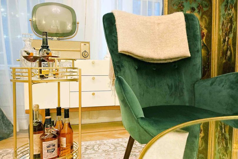 A recreation of Midge Maisel's 1960s apartment at the Plaza.