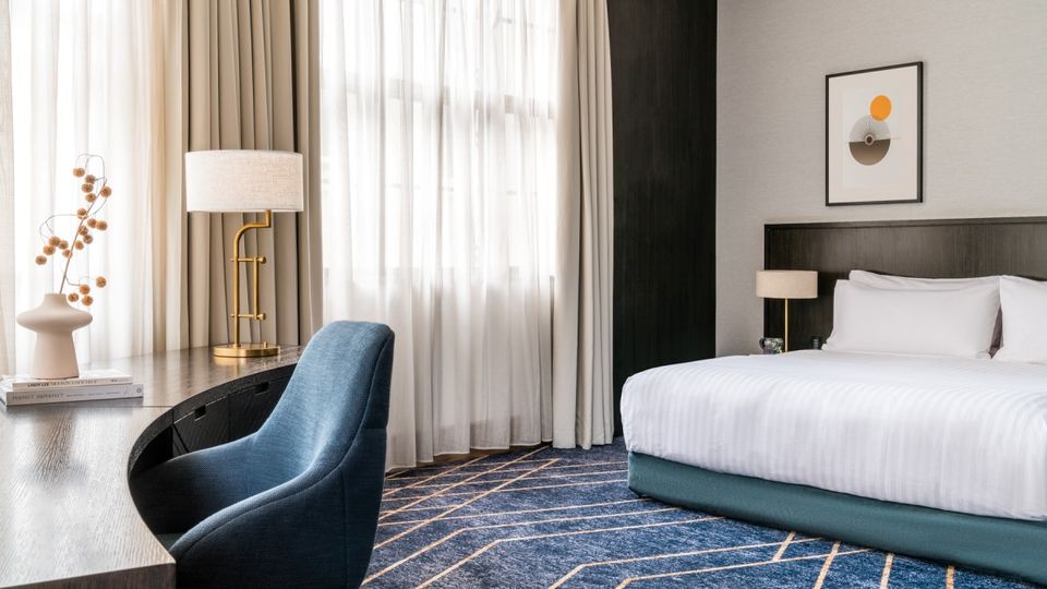 Kimpton's one-bedroom suite is a designer's delight