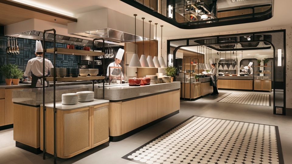 The Hilton Singapore Orchard's Estate Restaurant is one of five on-site eateries.